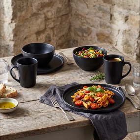 ΠΙΆΤΑ - ΣΕΤ ΔΕΊΠΝΟΥ/ΚΑΦΈ DINNER SET SET/6 BLACK