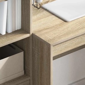 vidaXL Γραφείο Δρύς Sonoma 80 x 50 x 76 εκ.