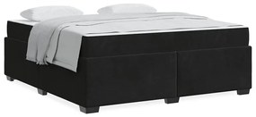 vidaXL Σκελετός Κρεβατιού Άλλο Μαύρο 180 x 200 cm Βελούδο