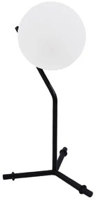 Επιτραπέζιο Φωτιστικό Πορτατίφ Elfris 01100 Black GloboStar Metal, Glass