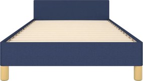 vidaXL Σκελετός Κρεβατιού Χωρίς Στρώμα Μπλε 80x200 εκ. Υφασμάτινο