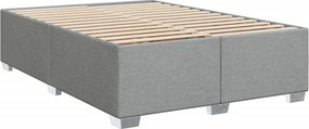 vidaXL Κρεβάτι Boxspring με Στρώμα Αν. Πράσινο 160x200εκ Υφασμάτινο