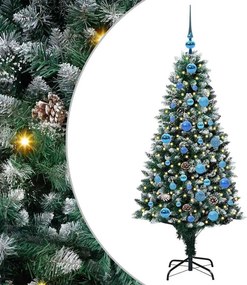 vidaXL Τεχνητό Χριστουγεννιάτικο Δέντρο με 150 LED Πράσινο 150 cm