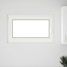 vidaXL Παράθυρο Υπογείου "RISOR" 100x70 εκ. Ανακλινόμενο & Περιστρεφόμενο DIN Αριστερό Ανθρακί