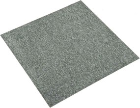 vidaXL Χαλί 20 pcs Πράσινο 50 x 50 cm 100% Πολυπροπυλένιο