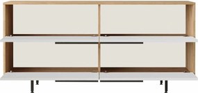 Κονσόλα Φυσικό / Λευκό CIME 160x44.5x74.3