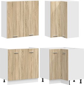 vidaXL Μονάδα κουζίνας LYON 8 pcs Sonoma Δρυς Επεξεργασμένο Ξύλο