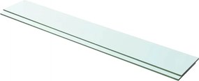 vidaXL Ράφια Πάνελ 2 τεμ. Διάφανα 100 x 15 εκ. Γυάλινα