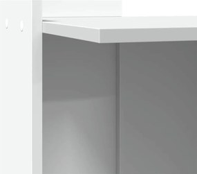 vidaXL Τουαλέτα Γάτας Περίφραξη Λευκό 42x42x51 εκ. Επεξεργασμ. Ξύλο