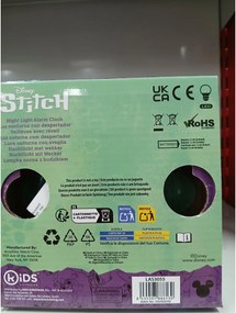 Ξυπνητήρι Stitch Φως Ημερομηνία