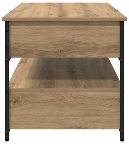 vidaXL Τραπεζάκι σαλονιού με συρτάρι Artisan Oak 85 x 50 x 50 εκ.
