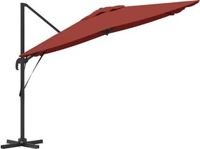 vidaXL Ρώμη Ομπρέλα Κόκκινο 286 x 284 x 265 εκ