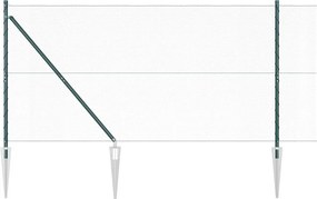 vidaXL Στύλος Περιφράξεων Πράσινο 10 x 1,2 μ (13 mm πλέγμα)