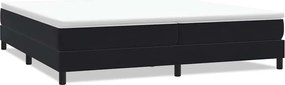 vidaXL Κρεβάτι Boxspring χωρίς Στρώμα Μαύρο 200x210 εκ. Βελούδινο