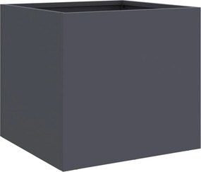 vidaXL Ζαρντινιέρα Ανθρακί 32x30x29 εκ. από Χάλυβα