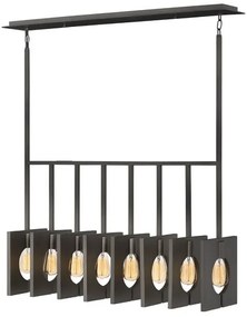 Κρεμαστό Φωτιστικό Οροφής 8xE27 Ludlow Quintiesse Elstead Lighting-QN-LUDLOW8-GR-Ανθρακί QN-LUDLOW8-GR