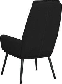 vidaXL Πολυθρόνα Relax Μαύρη Υφασμάτινη