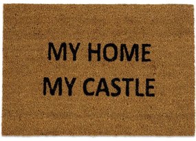 Πατάκι Εισόδου My Home My Castle AH-AX71032 40x60cm Natural-Black Andrea House 40Χ60