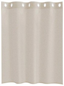 vidaXL Κουρτίνες με κουρτίνες 2 pcs Άμμος 140x140εκ Πολυεστέρας