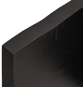vidaXL Επιφ Τραπεζιού Αν Καφέ 160x50x(2-4)εκ.Ακατέργ. Μασίφ Ξύλο Δρυός