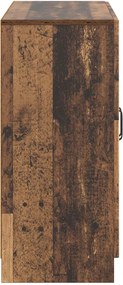 vidaXL Πλαϊνό γραφείο Παλαιωμένο ξύλο 89 x 34,5 x 77 εκ.