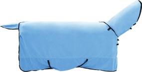 vidaXL Σαμάρι Ίππου Σκούρο Aqua 125 cm Πολυεστέρας