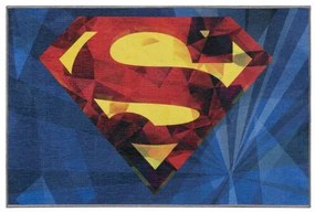 Beauty Home Πατάκι Art 6187 Superman 55x85 Μπλε