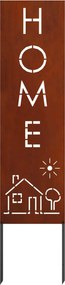 vidaXL Οθόνη Ιδιωτικότητας Κήπου Σκ rusty 32 χ 140 εκ