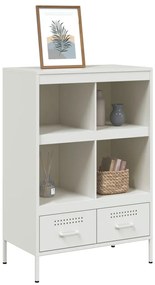 vidaXL Ντουλάπι Λευκό 68x39x101,5 εκ. από Χάλυβα