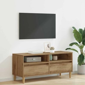 vidaXL Ντουλάπι TV με συρτάρι Artisan Oak 100 x 34,5 x 44,5 εκ.
