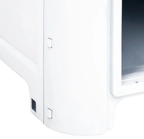 vidaXL Σπιτάκι Σκύλου Μπλε 59 x 75 x 66 εκ. από Πολυπροπυλένιο