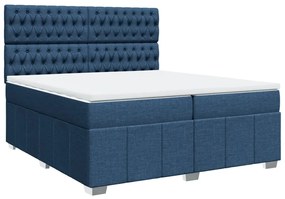 ΚΡΕΒΑΤΙ BOXSPRING ΜΕ ΣΤΡΩΜΑ ΜΠΛΕ 200X200 ΕΚ. ΥΦΑΣΜΑΤΙΝΟ 3291788