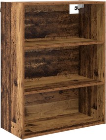 vidaXL Highboard με συρτάρι 2 pcs Παλιό Ξύλο Επεξεργασμένο ξύλο