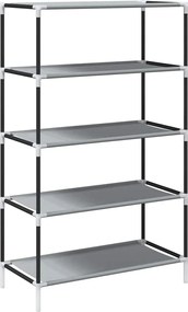 ντουλάπι παπουτσιών vidaXL Γκρι 60,5x30x97 cm Μη υφασμένο ύφασμα