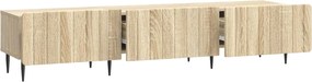 vidaXL Ντουλάπι TV 147 x 34,5 x 32 εκ Sonoma Δρυς Επεξεργασμένο Ξύλο