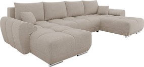 Γωνιακός καναπές Logo U-Ekrou - 362.00Χ183.00Χ85.00cm