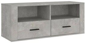 vidaXL Έπιπλο Τηλεόρασης Γκρι Σκυρ. 100x35x40 εκ. Επεξ. Ξύλο