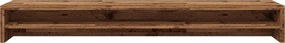 vidaXL Βάση Οθονών Παλαιό Ξύλο 100 x 24 x 13 εκ. από Επεξ. Ξύλο