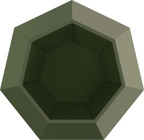 vidaXL Γλάστρα Ελιά Πράσινη 100 x 100 x 80 εκ Ατσάλι