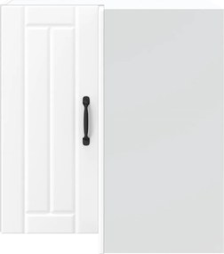 vidaXL Γωνιακό ντουλάπι τοίχου κουζίνας "Lucca" Λευκό