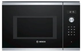 Bosch BEL554MS0 Εντοιχιζόμενος Φούρνος Μικροκυμάτων με Grill 25lt Μαύρος