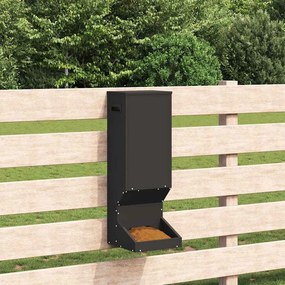 vidaXL Ταΐστρα ελαφιών Μαύρο 28 x 30 x 80 εκ. 3 kg