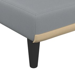 vidaXL Ανάκλιντρο Ανοιχτό Γκρι Υφασμάτινο