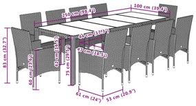 ΣΕΤ ΤΡΑΠΕΖΑΡΙΑΣ ΚΗΠΟΥ 11ΤΕΜ. ΜΠΕΖ ΣΥΝΘ.ΡΑΤΑΝ/ΓΥΑΛΙ ΜΕ ΜΑΞΙΛΑΡΙΑ 3278594