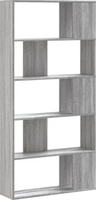 vidaXL Βιβλιοθήκη 5Επιπέδων Sonoma Δρυς 80,5x23,5x162,5 εκ. Επεξ. Ξύλο