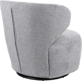 Πολυθρόνα Marelia περιστρεφόμενη γκρι ύφασμα 73x76x76εκ 73x76x76 εκ.