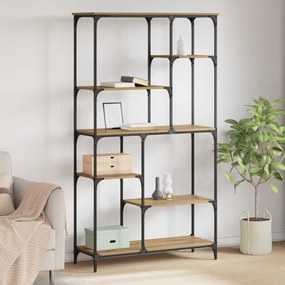 vidaXL Ράφι Βιβλίων 5 επιπέδων 99 x 35,5 x 176 cm Επεξεργασμένο ξύλο