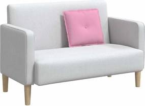 vidaXL Μαξιλάρι Πλάτης Ροζ 50 x 19 x 45 εκ ύφασμα