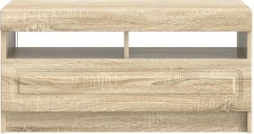 vidaXL Ντουλάπα LED Τηλεόρασης Sonoma Δρυς Επεξεργασμένο Ξύλο