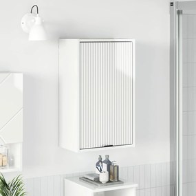 VidaXL Ντουλάπι Μπάνιου Υψηλής γυαλάδας λευκό 39 x 23,5 x 65 εκ.